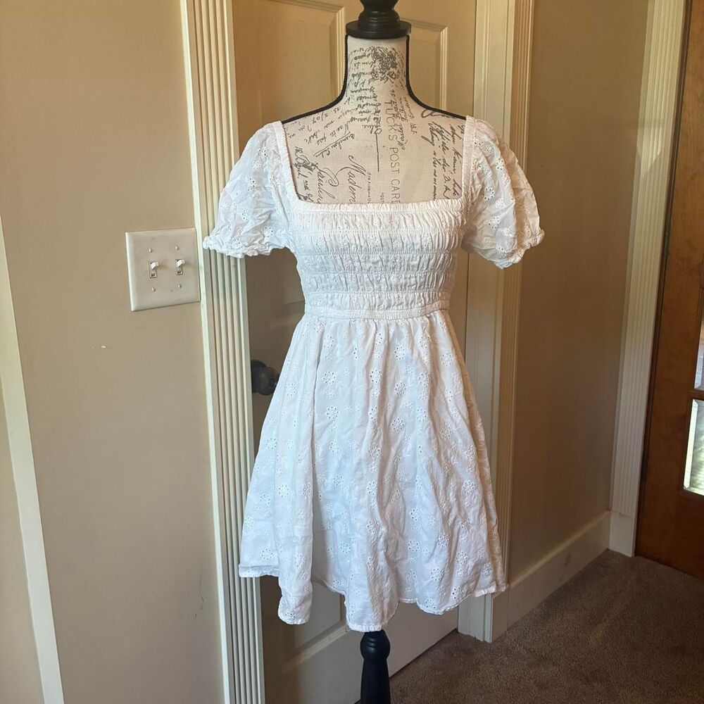 Celebrity-pink Women's White Dress
